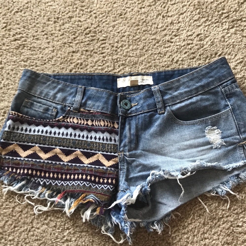 Denim shorts